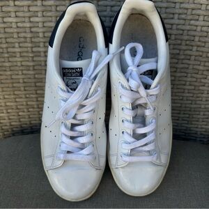 Adidas Stan Smith White Lace Up Tennis Shoes